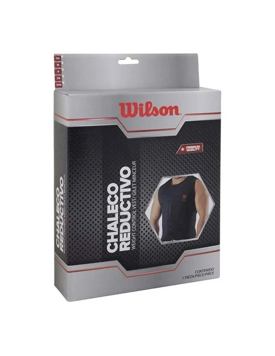 Foto 2 pulgar | Chaleco Reductivo Wilson Negro Aw109