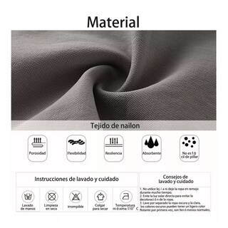 Foto 4 | Leggings Deportivos Talla G Eo Safe Imports Esi-16697 Gris