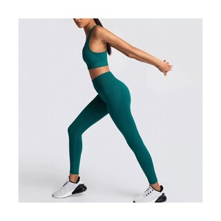 Foto 3 | Conjunto Licra Deportivo 2 Piezas Eo Safe Imports ESI-17094 Verde Talla G
