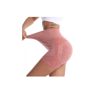 Foto 4 | Shorts de Licra para Mujer de Cintura Alta 2 Piezas