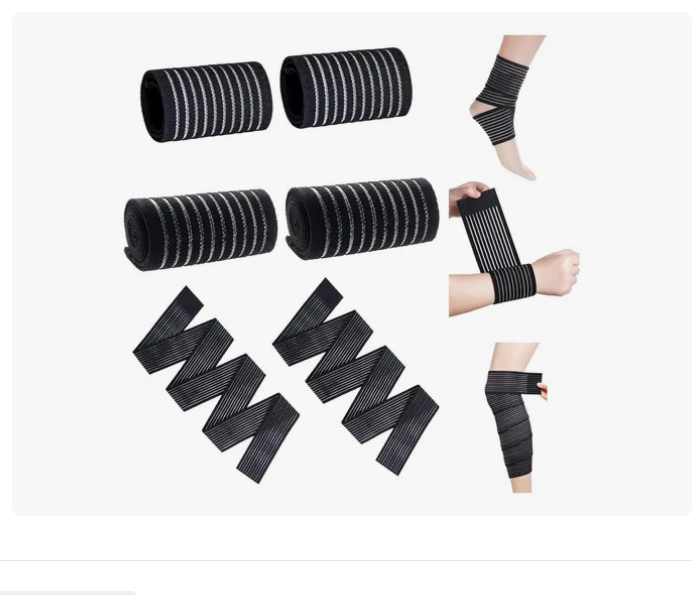 Foto 2 pulgar | 6pcs Vendas Rodillas Gym Deportivas