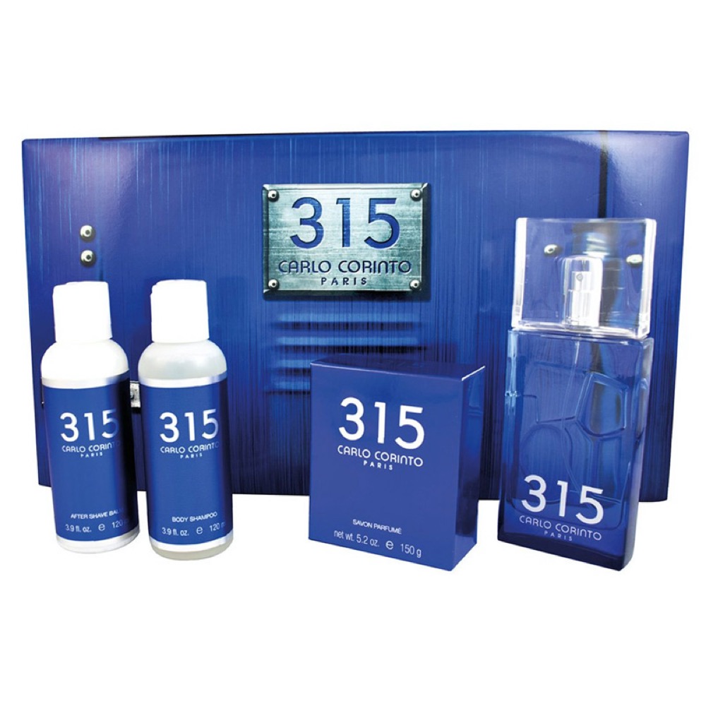 Foto 2 pulgar | Set Carlo Corinto 315 de 100 ml Edt Spray más Body Shampoo 120 ml After Shave Balm 120 ml y Jabón 150 gr para Hombre