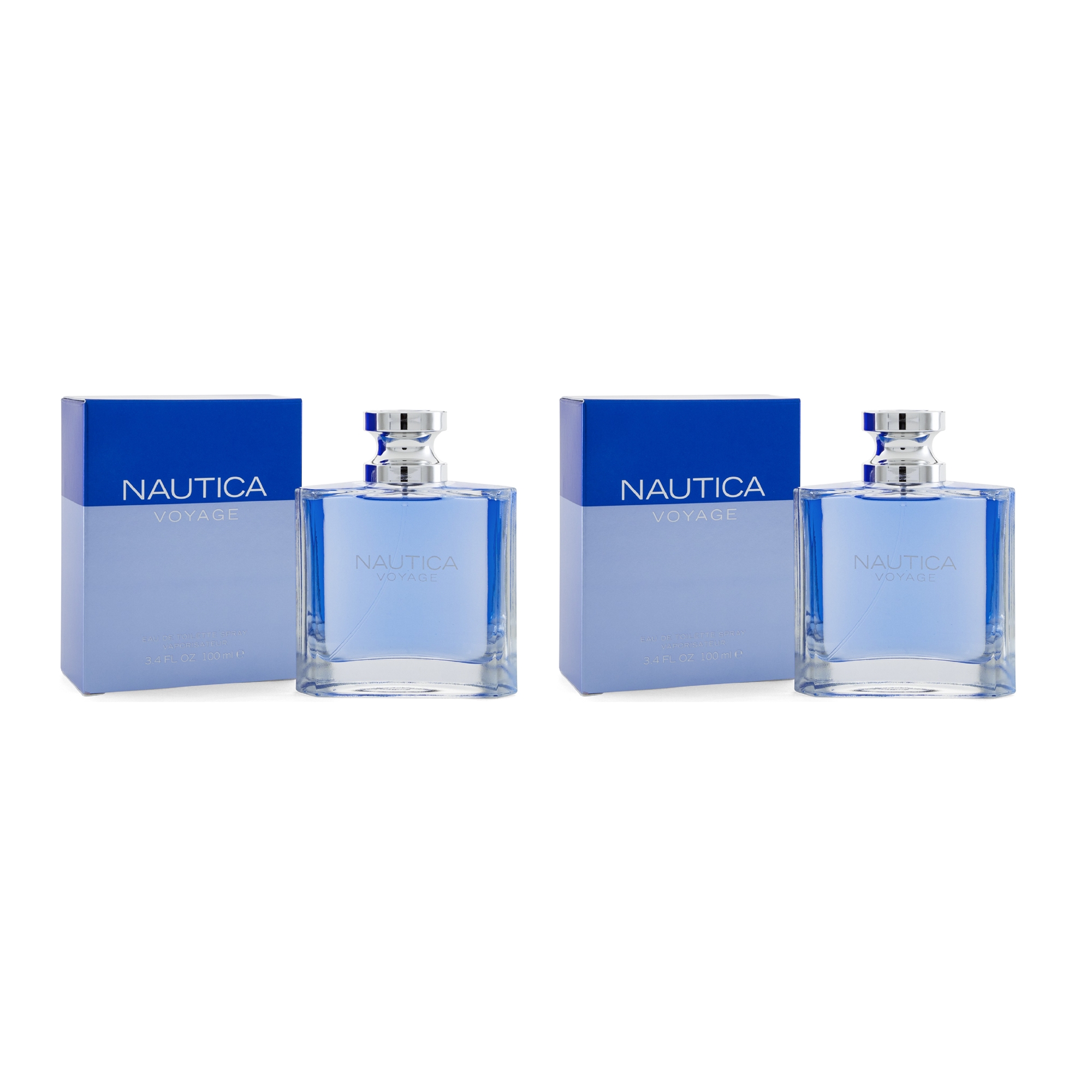 Foto 2 pulgar | Perfume Nautica Voyage Eau de Toilette 100 ml 2 Piezas para Hombre