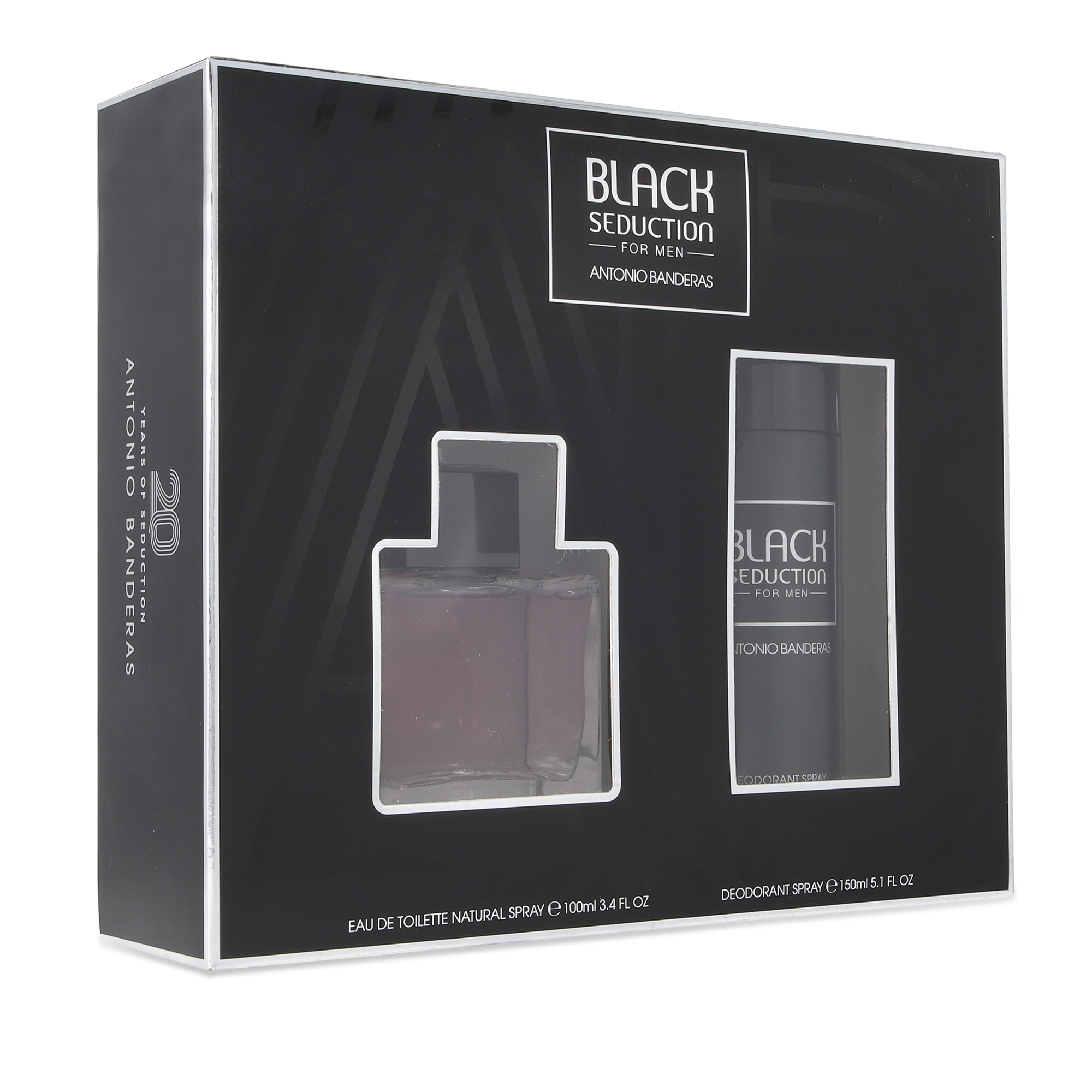 Foto 3 pulgar | Set de 2 Piezas Antonio Banderas Black Seduction 2pzs 100 ml Edt Spray y Desodorante 150 ml Spray