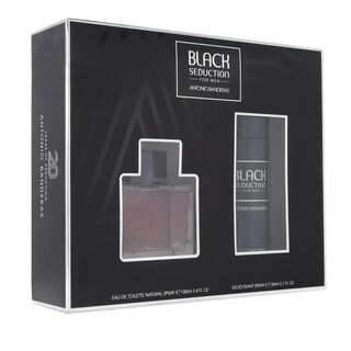 Foto 2 | Set de 2 Piezas Antonio Banderas Black Seduction 2pzs 100 ml Edt Spray y Desodorante 150 ml Spray