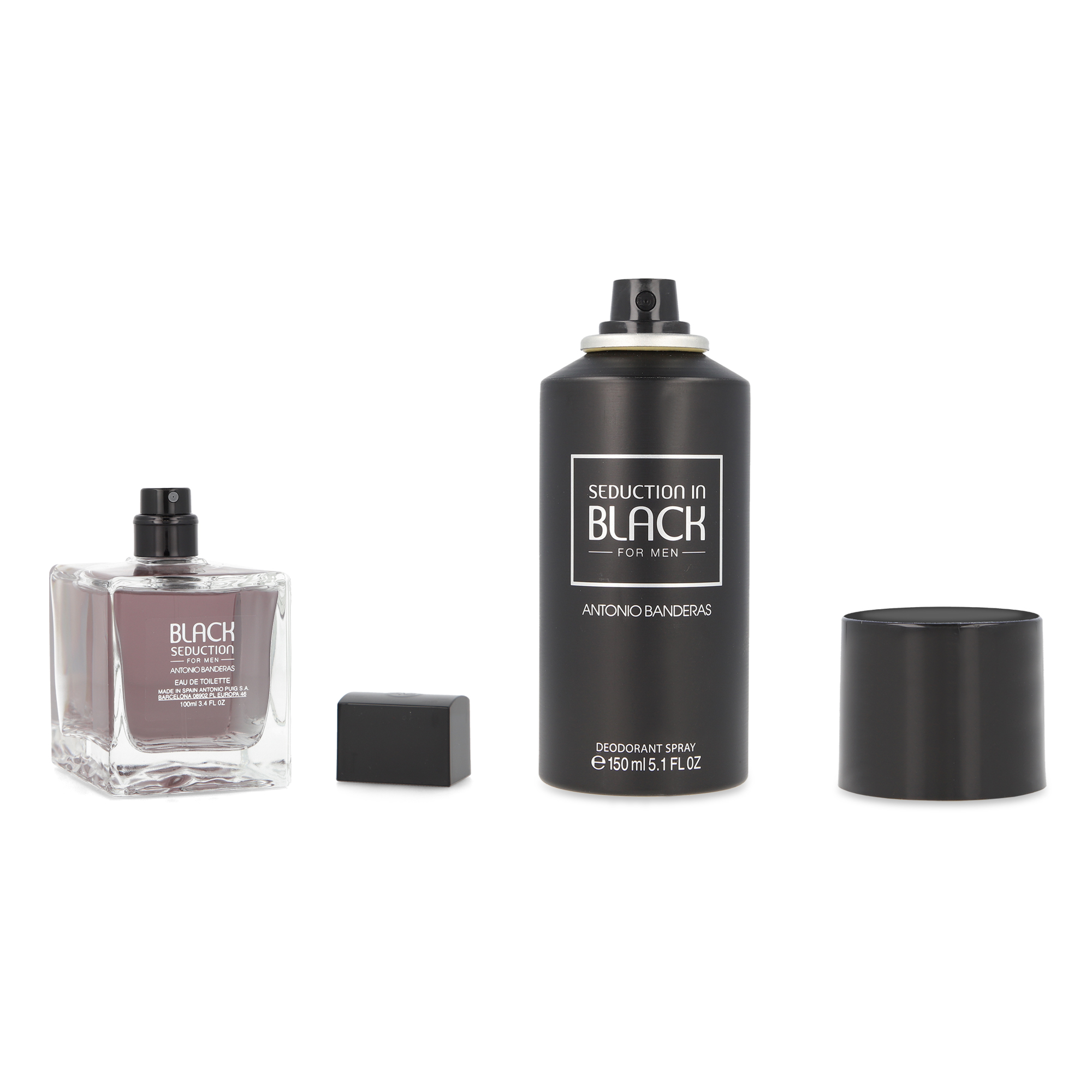 Foto 4 pulgar | Set de 2 Piezas Antonio Banderas Black Seduction 2pzs 100 ml Edt Spray y Desodorante 150 ml Spray