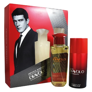 Foto 1 | Set 2 Piezas Antonio Banderas Diavolo 100 ml Edt Spray más Desodorante 150 ml para Caballero