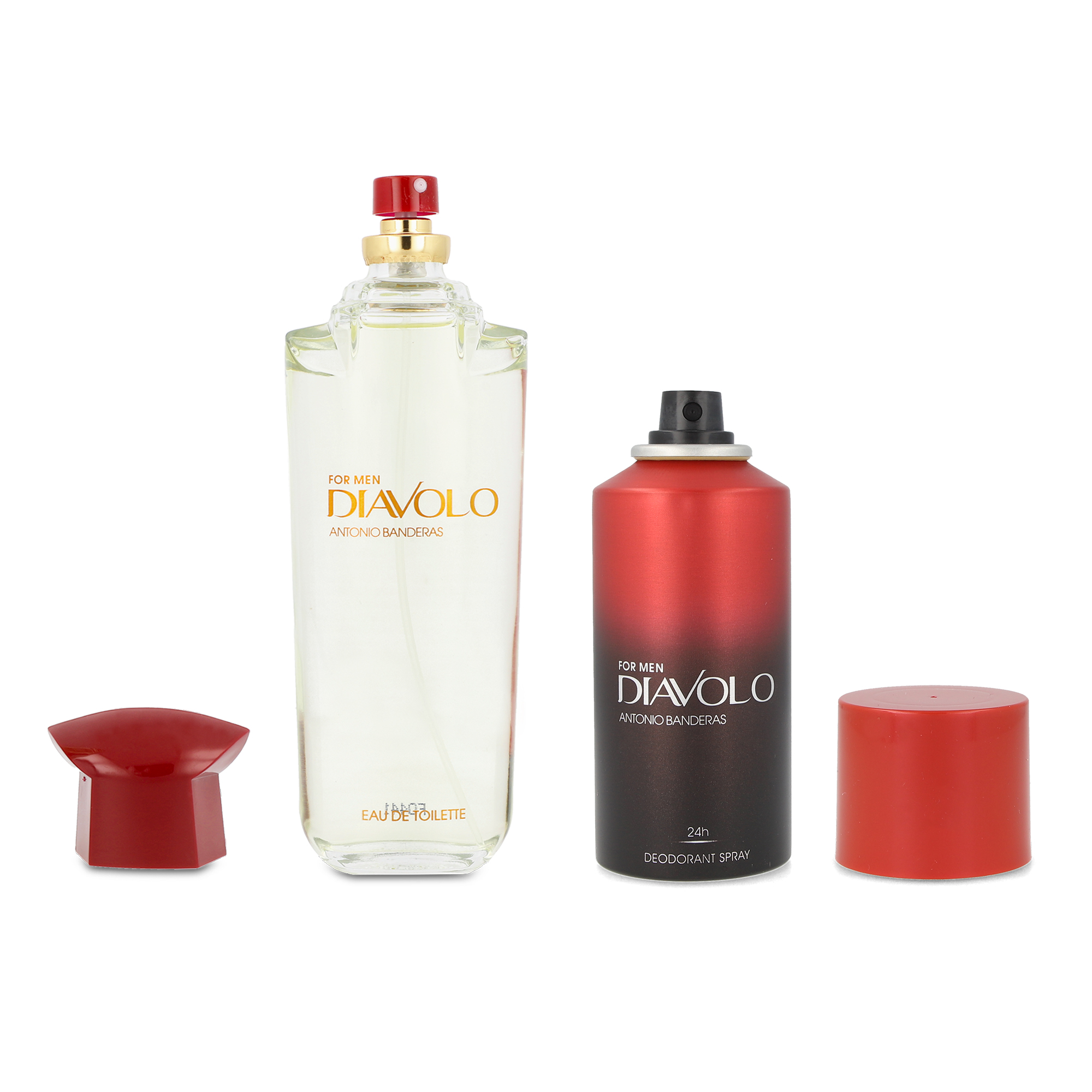 Foto 4 pulgar | Set de 2 Piezas Antonio Banderas Diavolo 100 ml Edt Spray más Desodorante 150 ml Spray