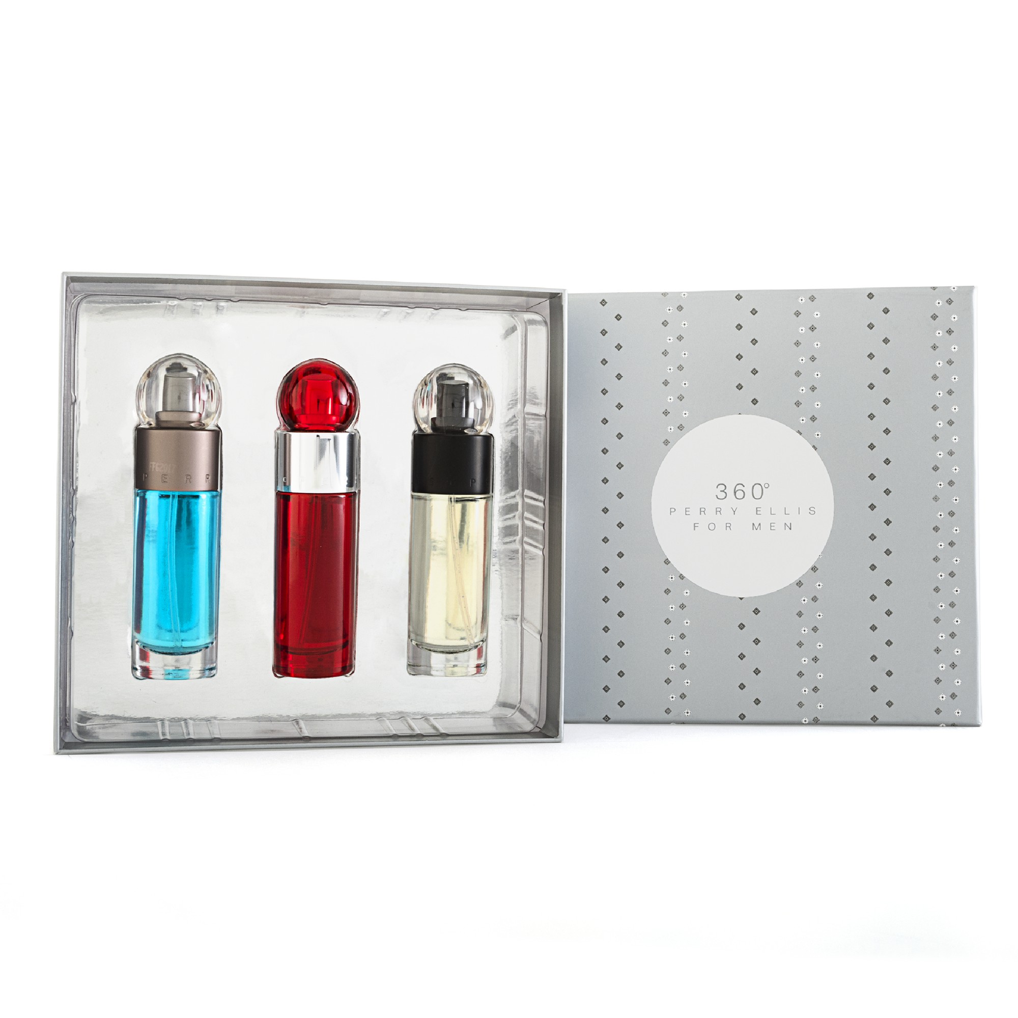 Foto 1 | Set para Hombre For Men Trio 360° 30 ml Edt Spray/360° Green Edt 30 ml Spray /360° Red Edt 30 ml Spray