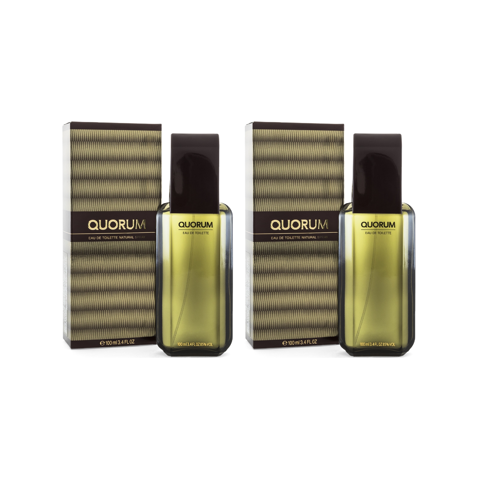 Foto 2 pulgar | Paquete 2x1 Antonio Puig Quorum de 100 ml Edt Spray para Hombre
