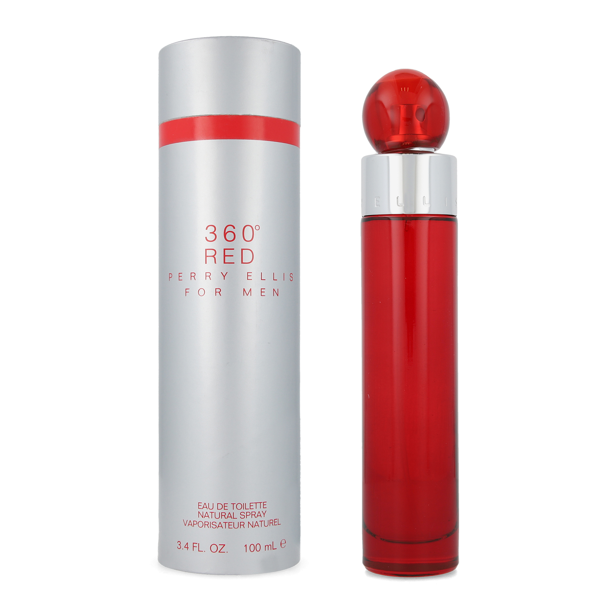 Foto 4 pulgar | Paquete Perry Ellis 2 Pz 360° 100ml Edt Spray  + 360° Red 100ml Edt Spray