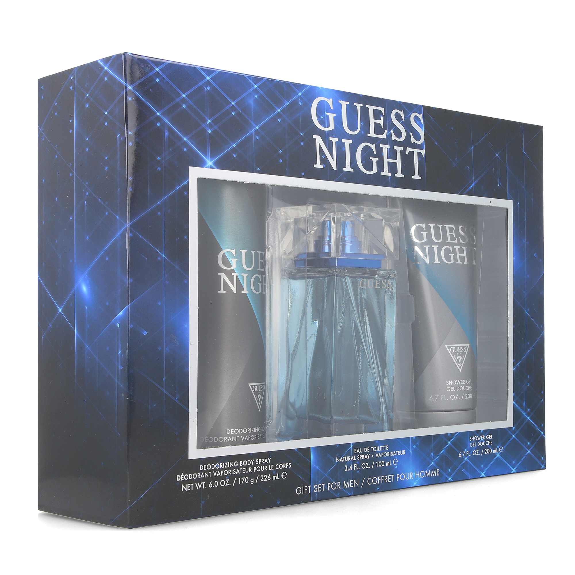 Foto 3 pulgar | Set Guess Night Pour Homme Eau de Toilette 3pzs