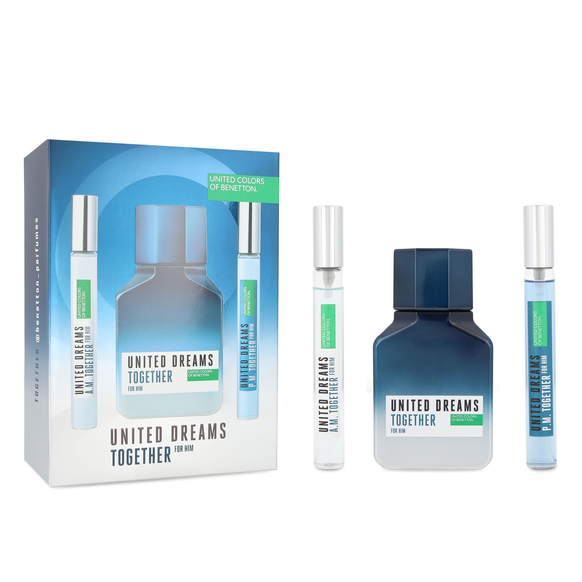 Foto 1 | Set Benetton United Dreams Together For Him 3pz para Caballero