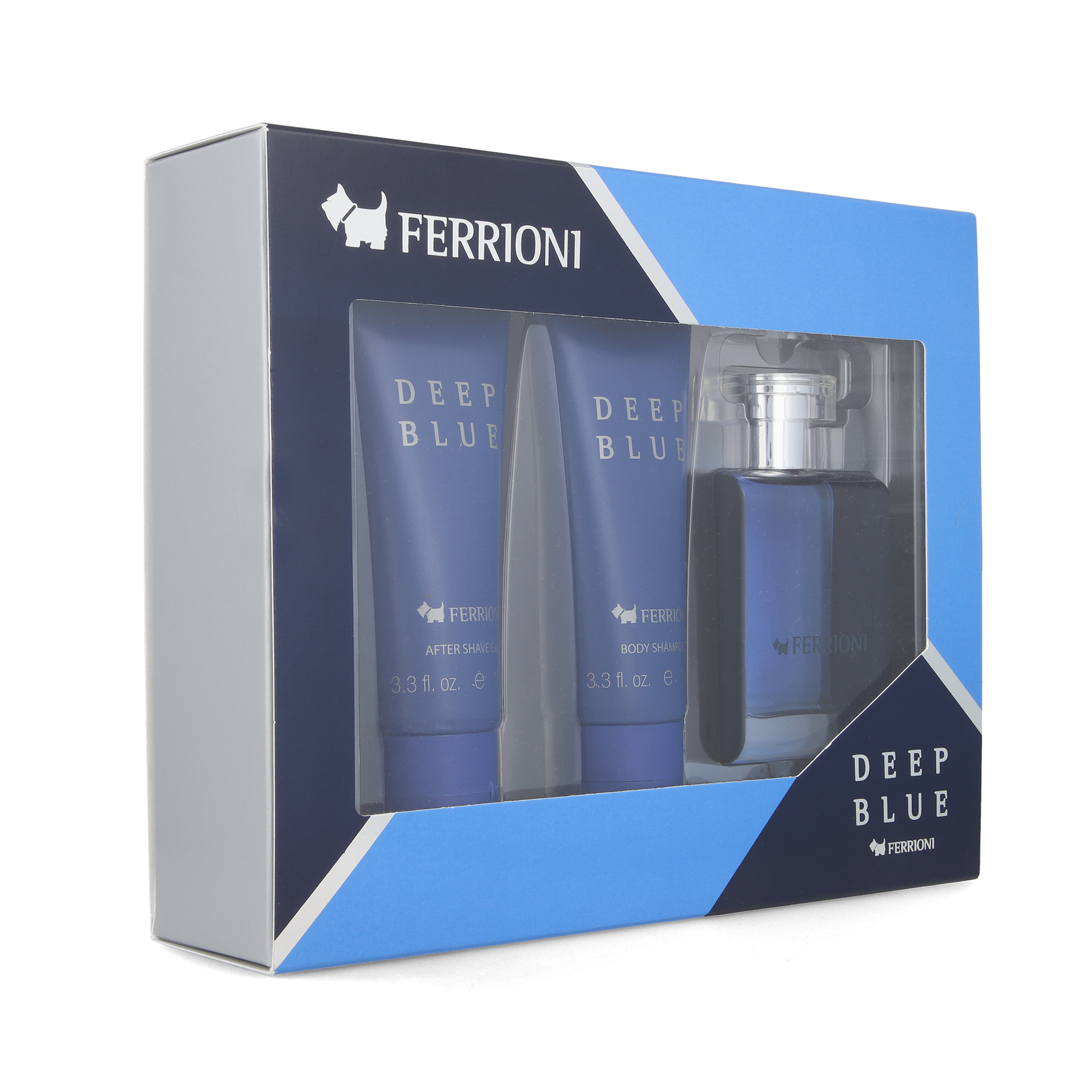 Foto 2 | Set Ferrioni Deep Blue 3 Piezas para Caballero