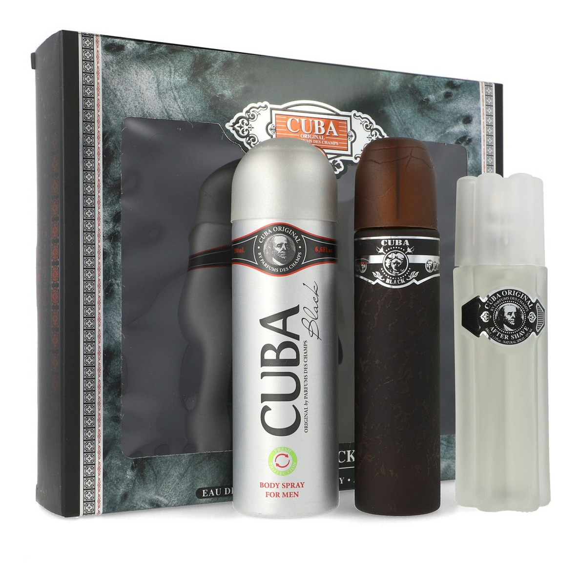 Foto 2 pulgar | Set Cuba Black For Men 3 Piezas Edt para Caballero