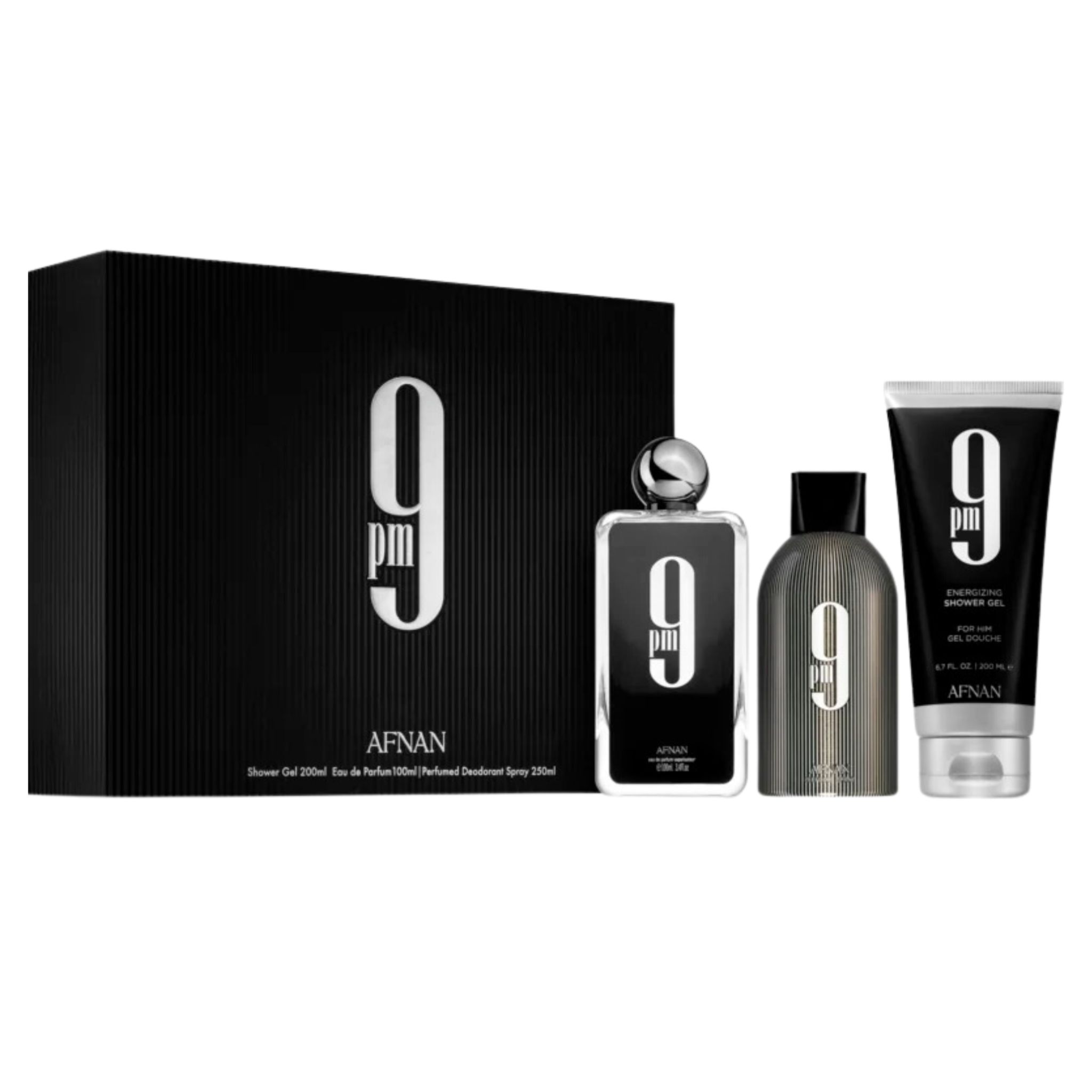 Foto 2 pulgar | Set de Perfume Afnan 9 Pm 100 ml Edp Correcto Activo para Hombre