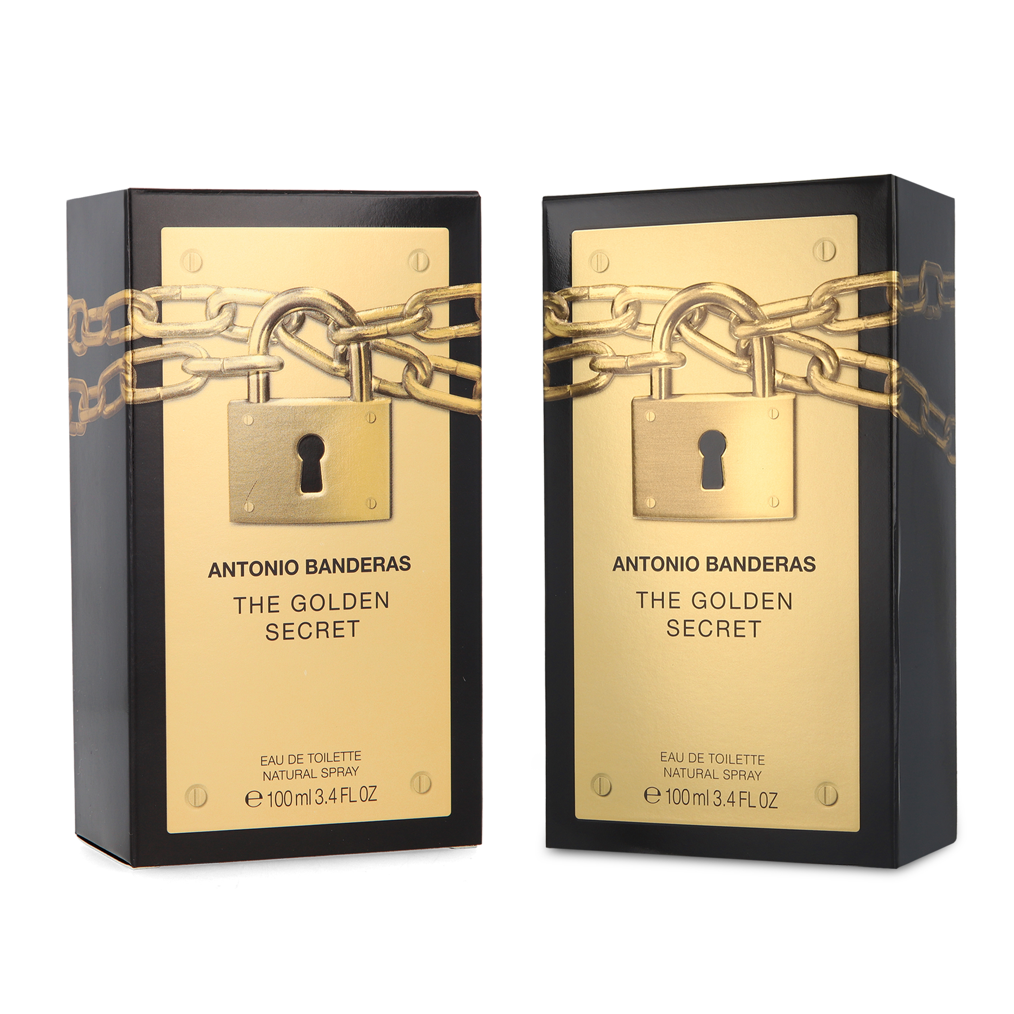 Foto 2 | Perfume Antonio Banderas The Golden Secret 100ml Edt Spray 2 Piezas