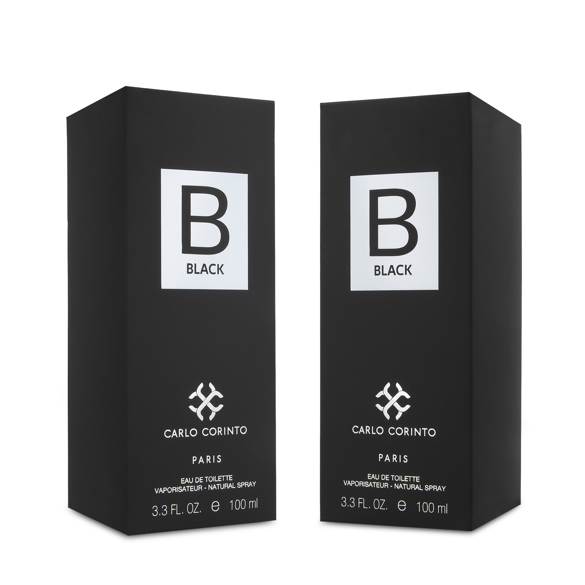 Foto 3 pulgar | Perfume Carlo Corinto Black 100ml Edt Spray 2 Piezas