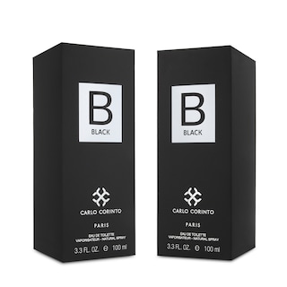 Foto 2 | Perfume Carlo Corinto Black 100ml Edt Spray 2 Piezas
