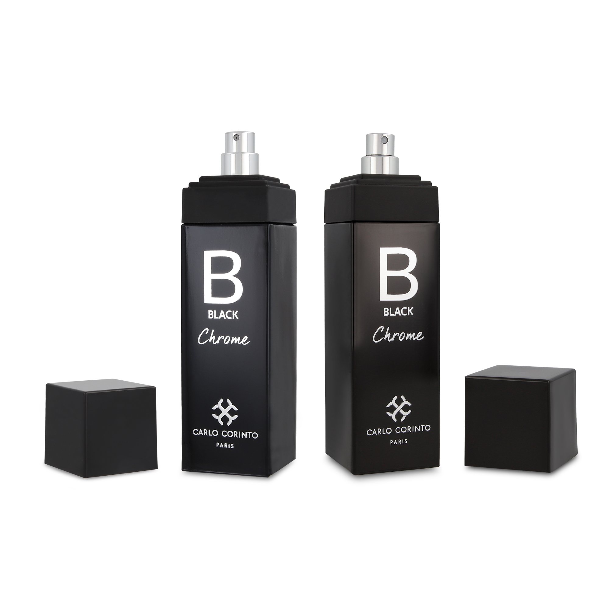 Foto 3 | Perfume Carlo Corinto Black Chrome Eau de Toilet 100 ml 2 Piezas