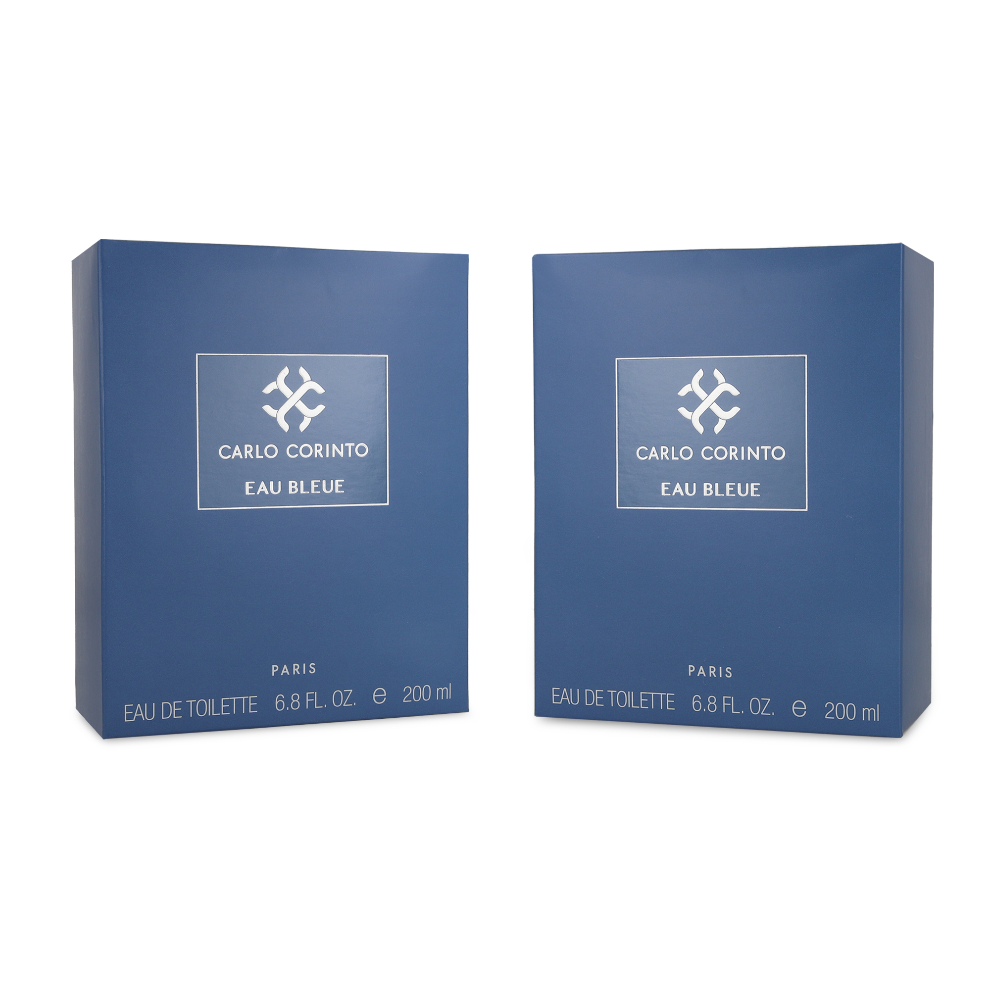 Foto 2 | Perfume Carlo Corinto Eau Bleue 200ml Edt 2 Piezas