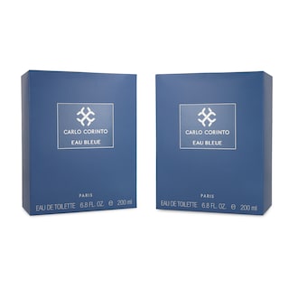 Foto 2 | Perfume Carlo Corinto Eau Bleue 200ml Edt 2 Piezas