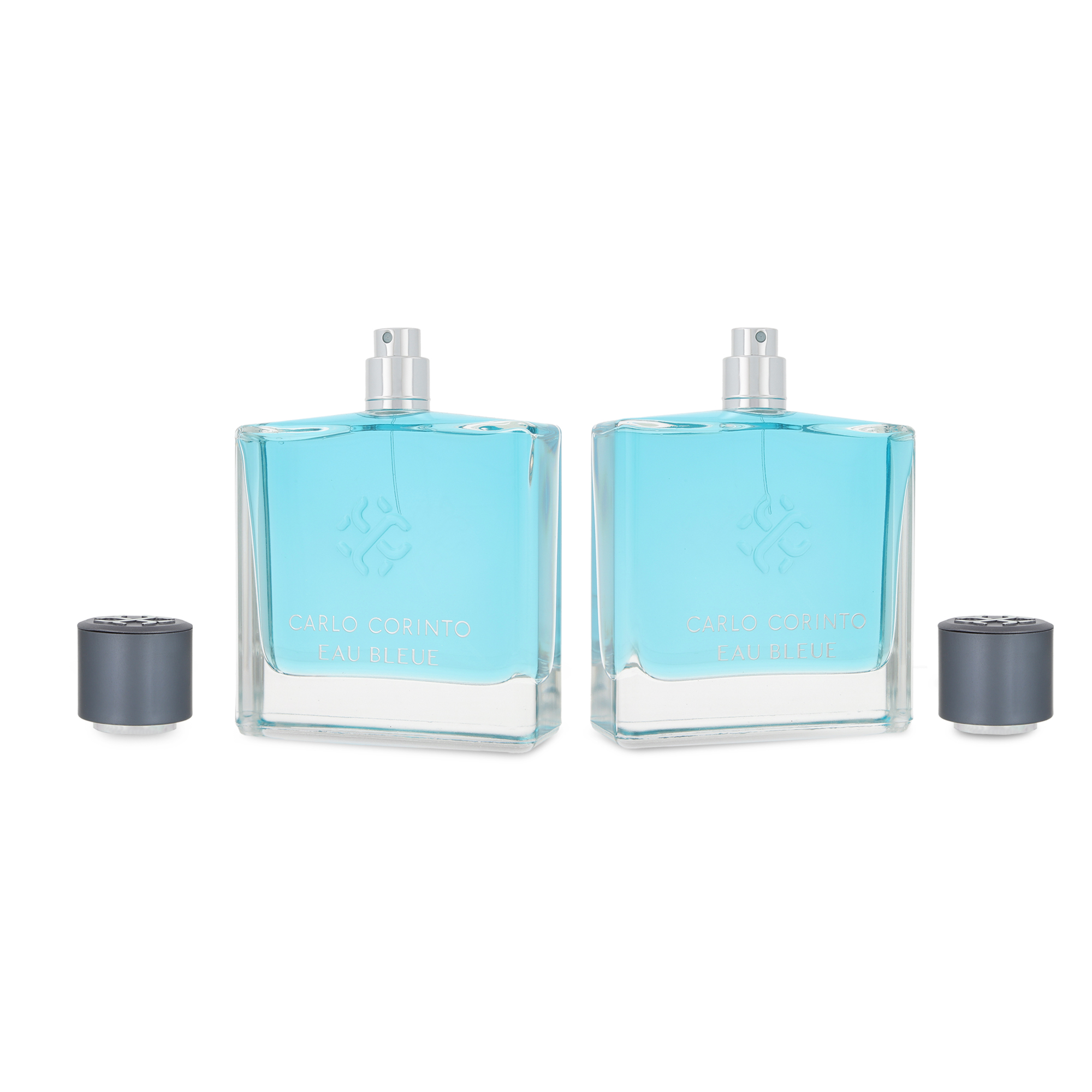 Foto 4 pulgar | Perfume Carlo Corinto Eau Bleue 200ml Edt 2 Piezas