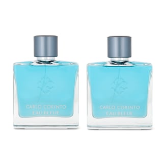 Foto 1 | Perfume Carlo Corinto Eau Bleue 100ml Edt Spray 2 Piezas