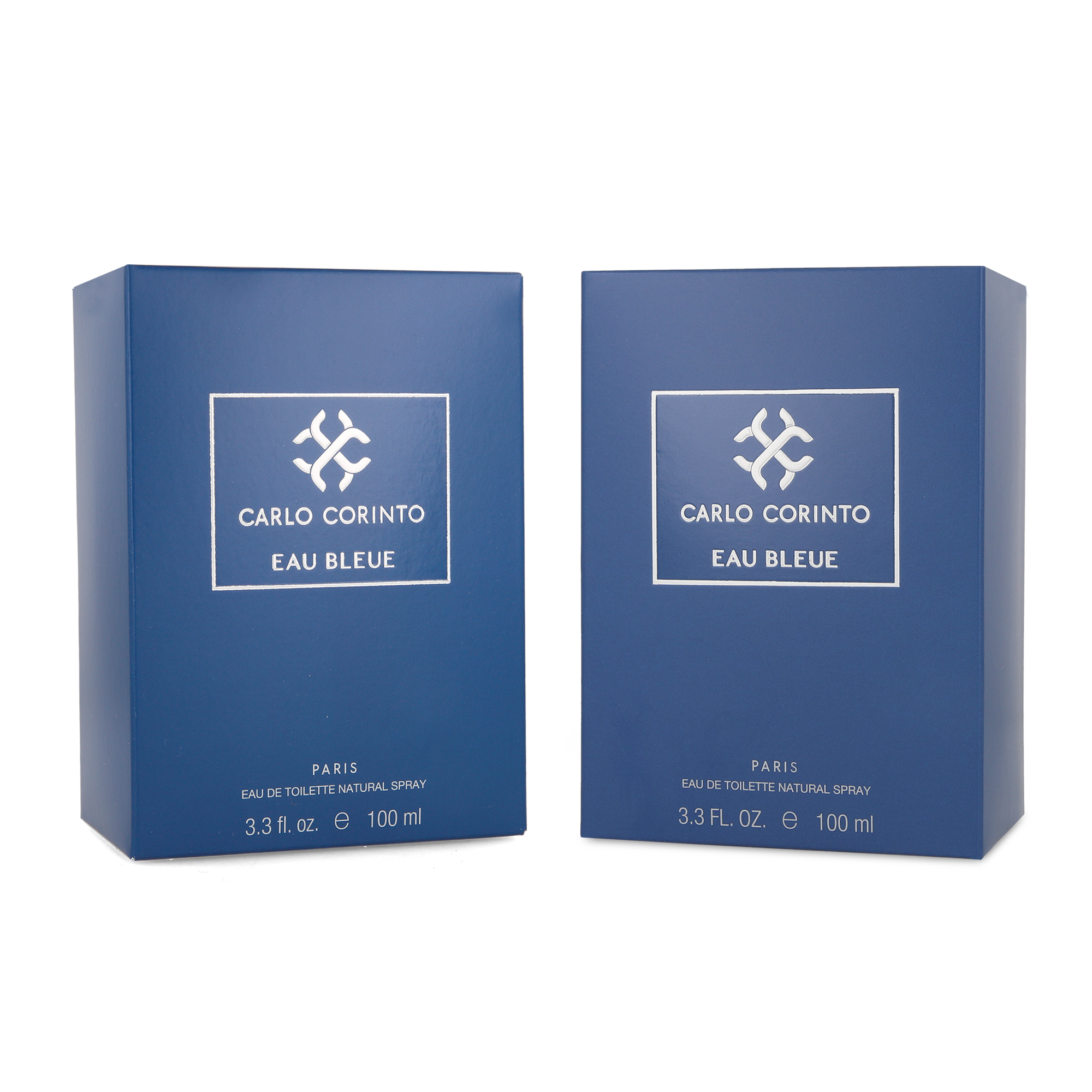 Foto 2 | Perfume Carlo Corinto Eau Bleue 100ml Edt Spray 2 Piezas
