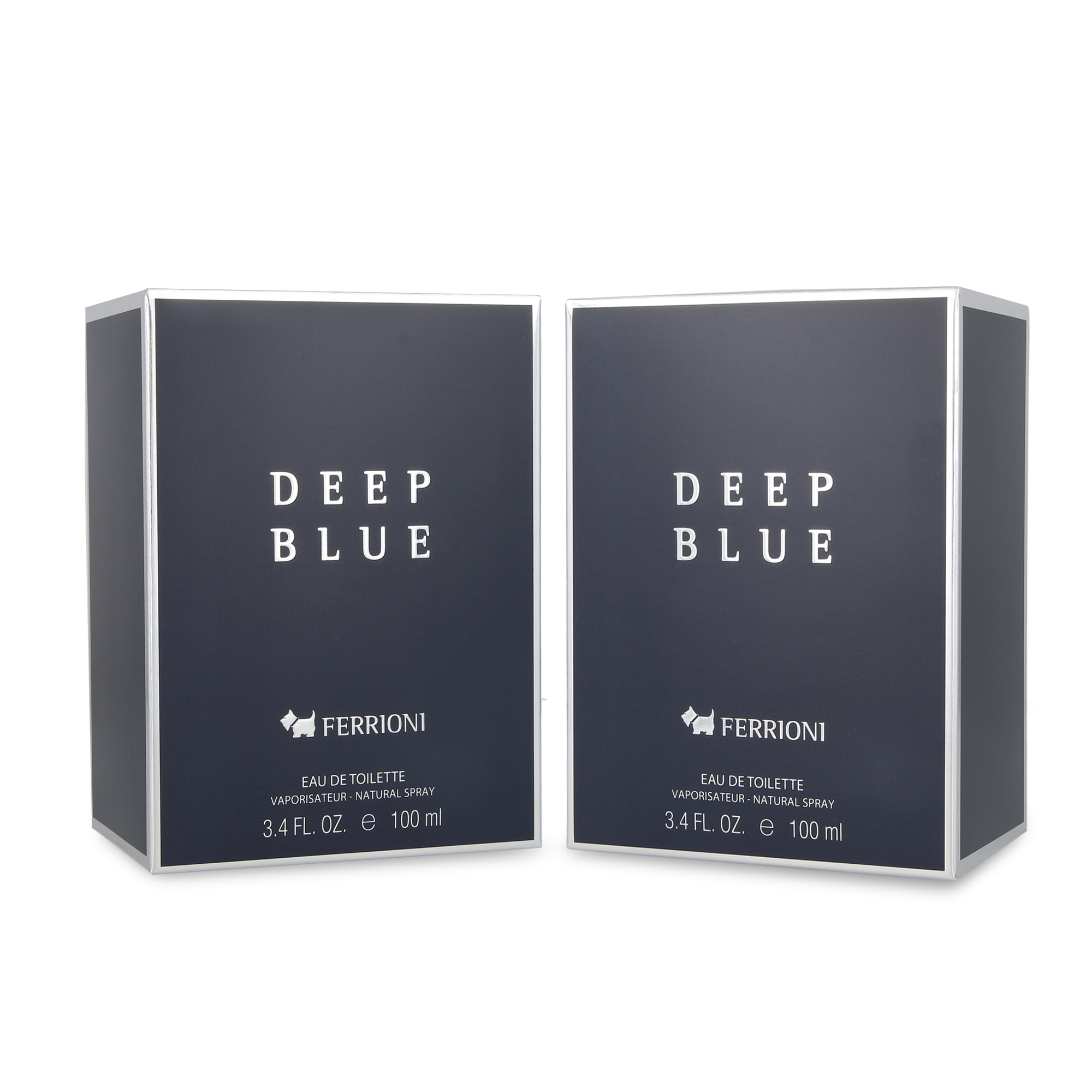 Foto 3 pulgar | Perfume Ferrioni Deep Blue 100ml Edt Spray 2x1 2 Piezas