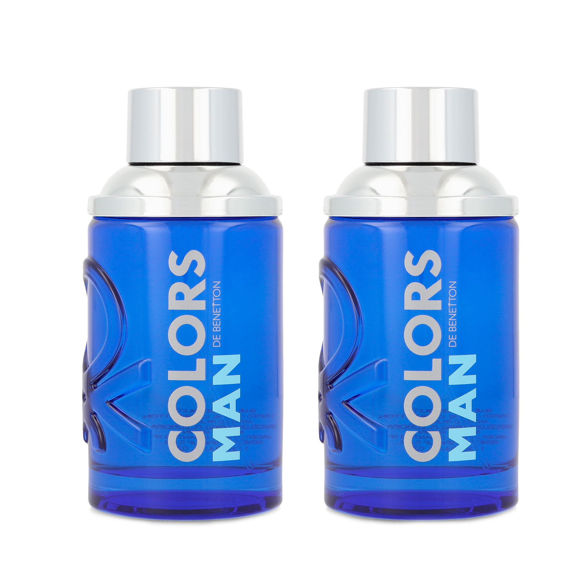 Foto 2 pulgar | Perfume Benetton Colors Man Blue Eau de Toilet 100 ml 2 Piezas