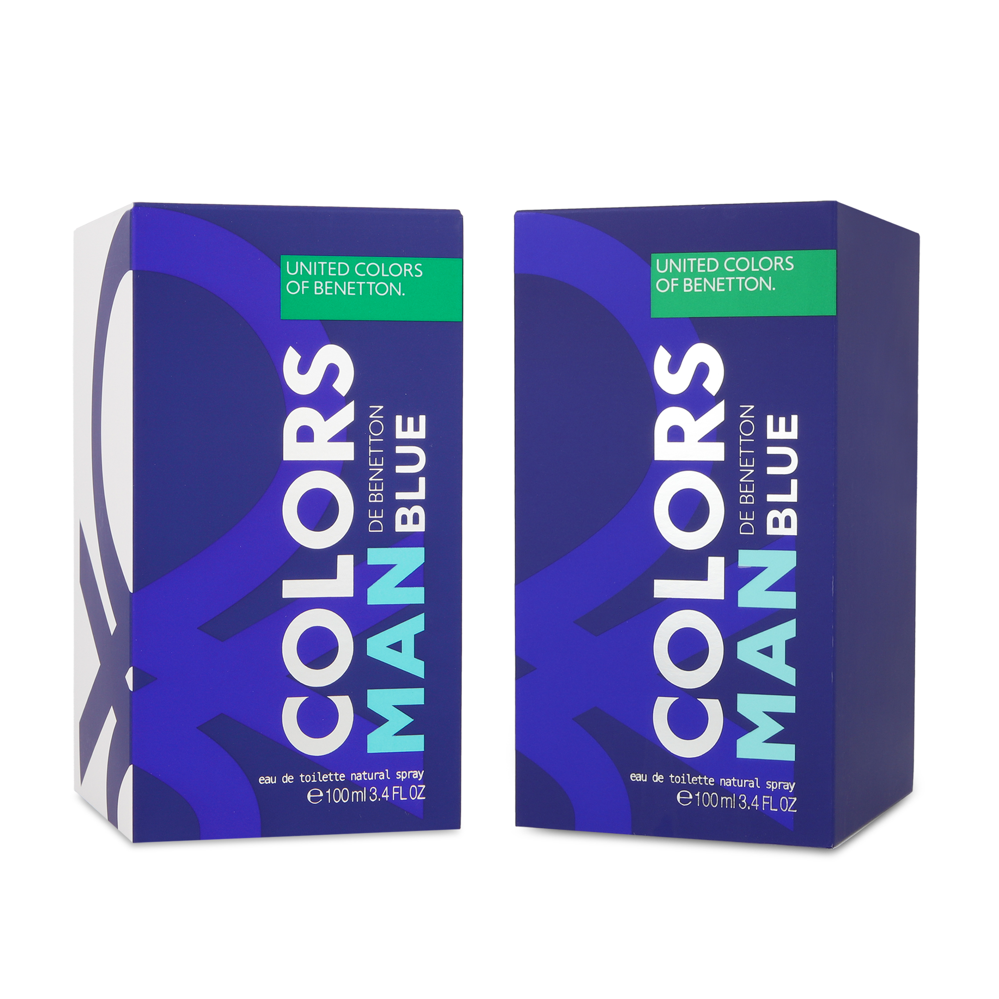 Foto 3 pulgar | Perfume Benetton Colors Man Blue Eau de Toilet 100 ml 2 Piezas