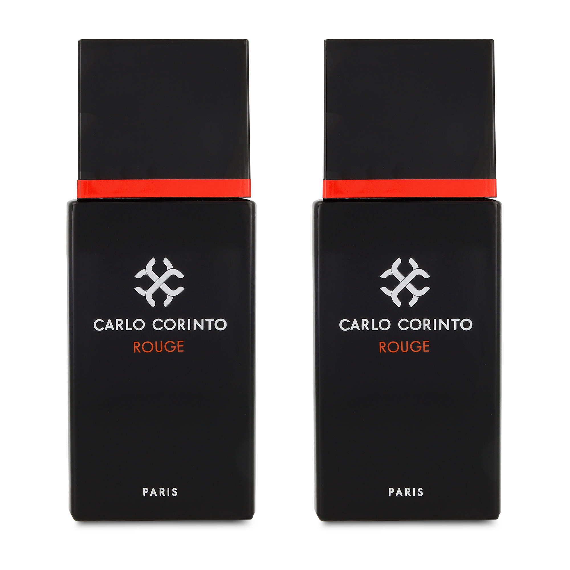 Foto 2 pulgar | Perfume Carlo Corinto Rouge 100ml Edt Spray 2 Piezas