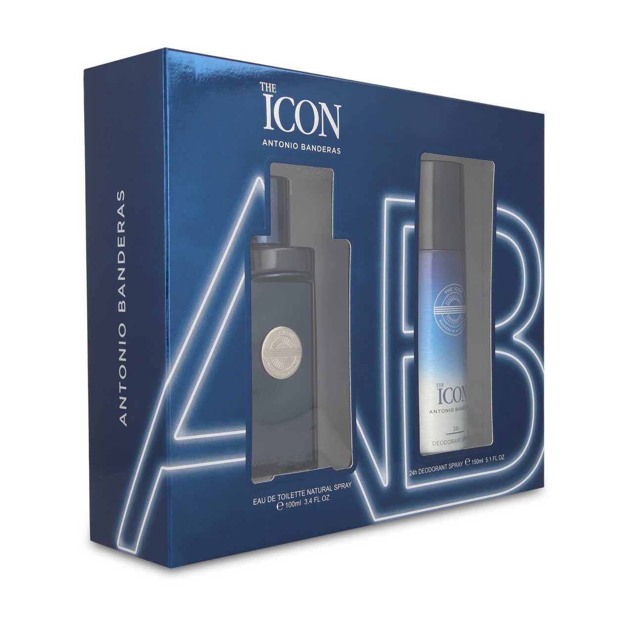 Estuche Antonio Banderas The Icon Eau de Toilette 2 Piezas para Hombre