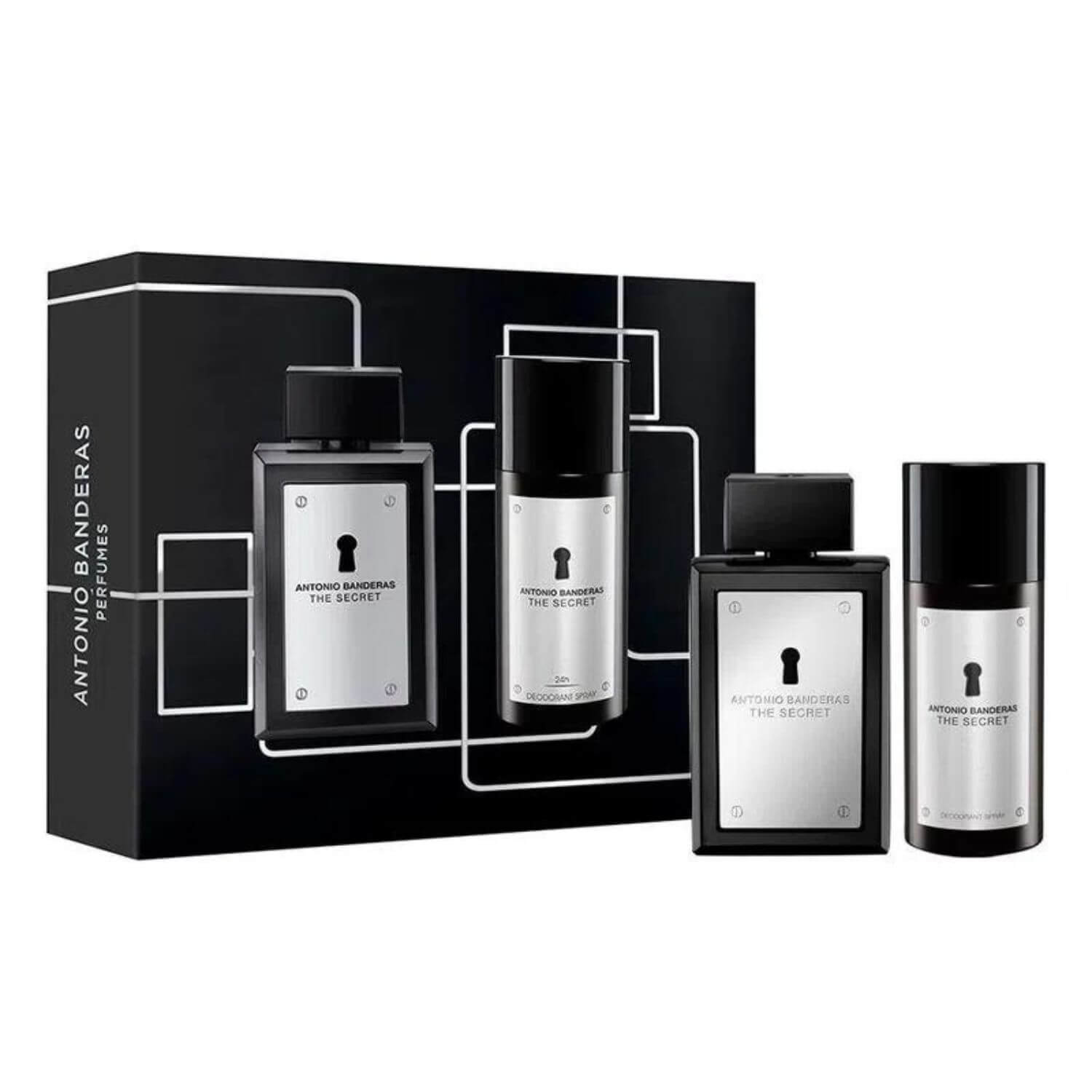 Set The Secret 2pzs 100ml Edt Spray/ Desodorante 150ml Spray