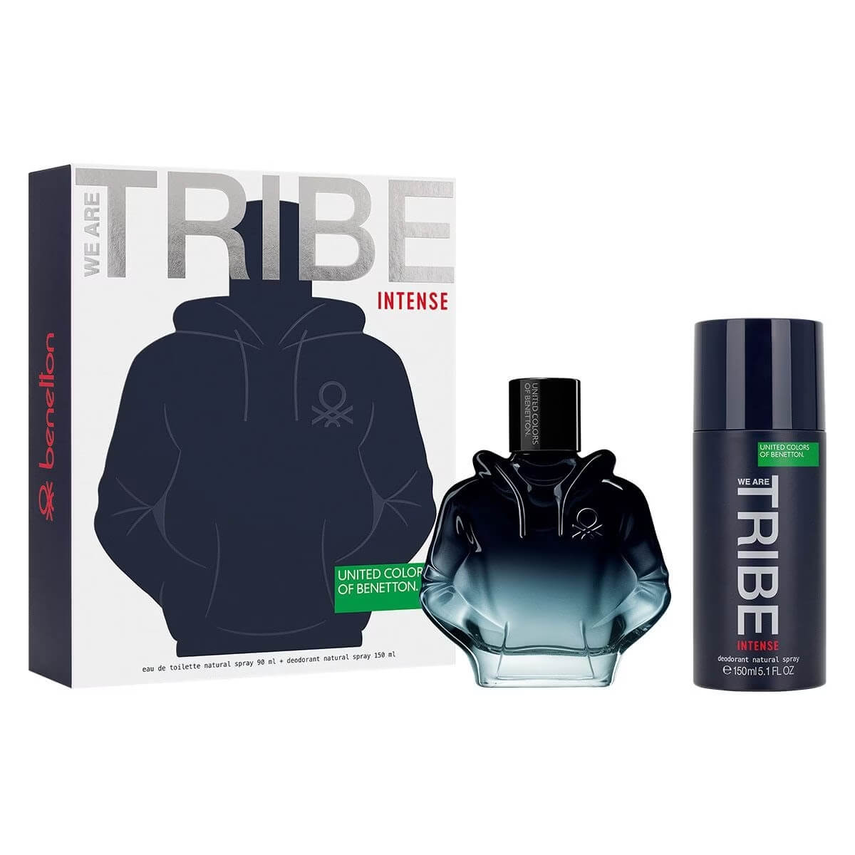Foto 2 pulgar | Estuche Benetton We Are Tribe Intense 2 Piezas para Hombre