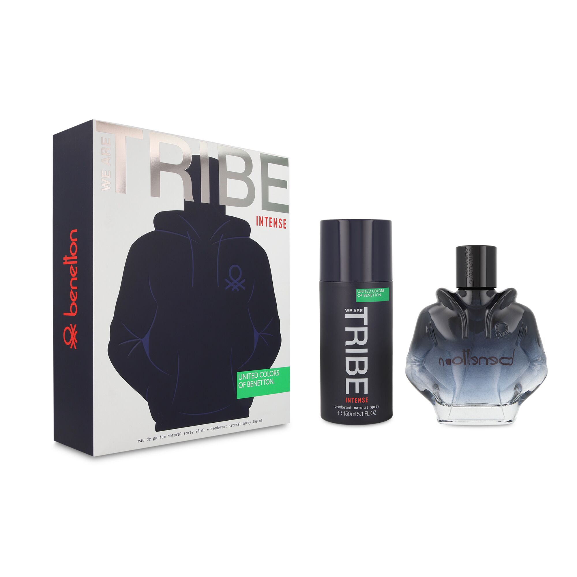 Foto 3 pulgar | Estuche Benetton We Are Tribe Intense 2 Piezas para Hombre