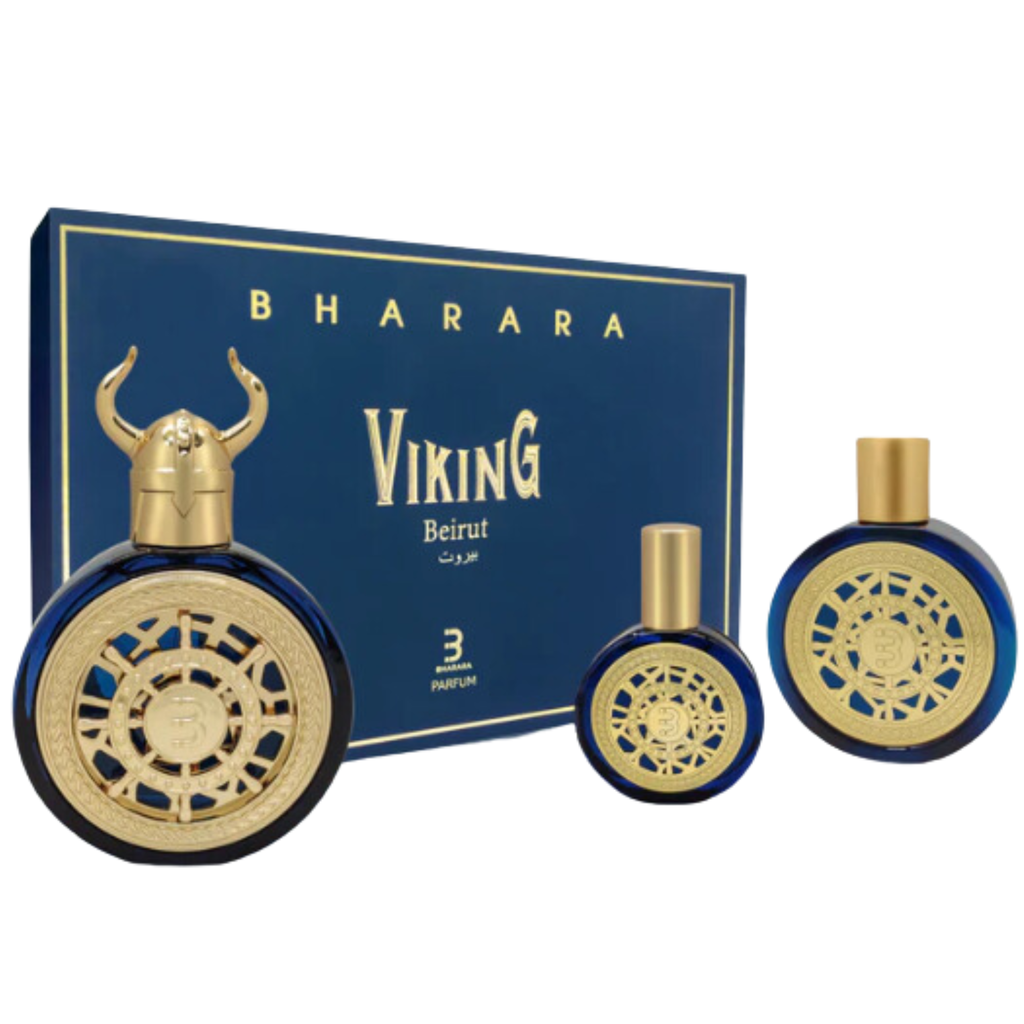 Set De Perfume Bharara Viking Beirut 3 Pzas