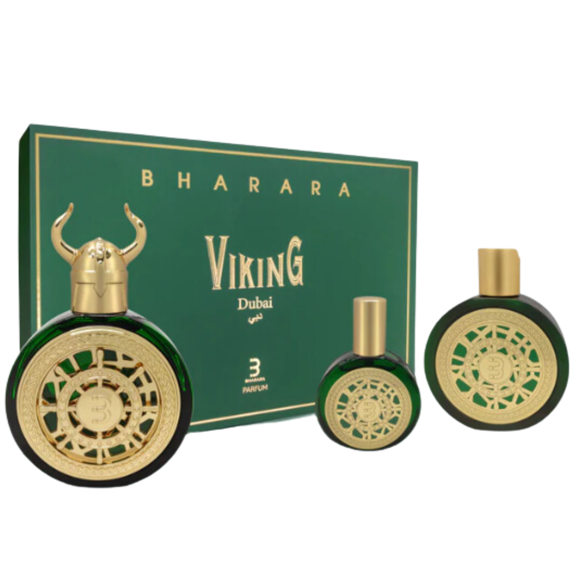 Set De Perfume Bharara Viking Dubai 3 Pzas
