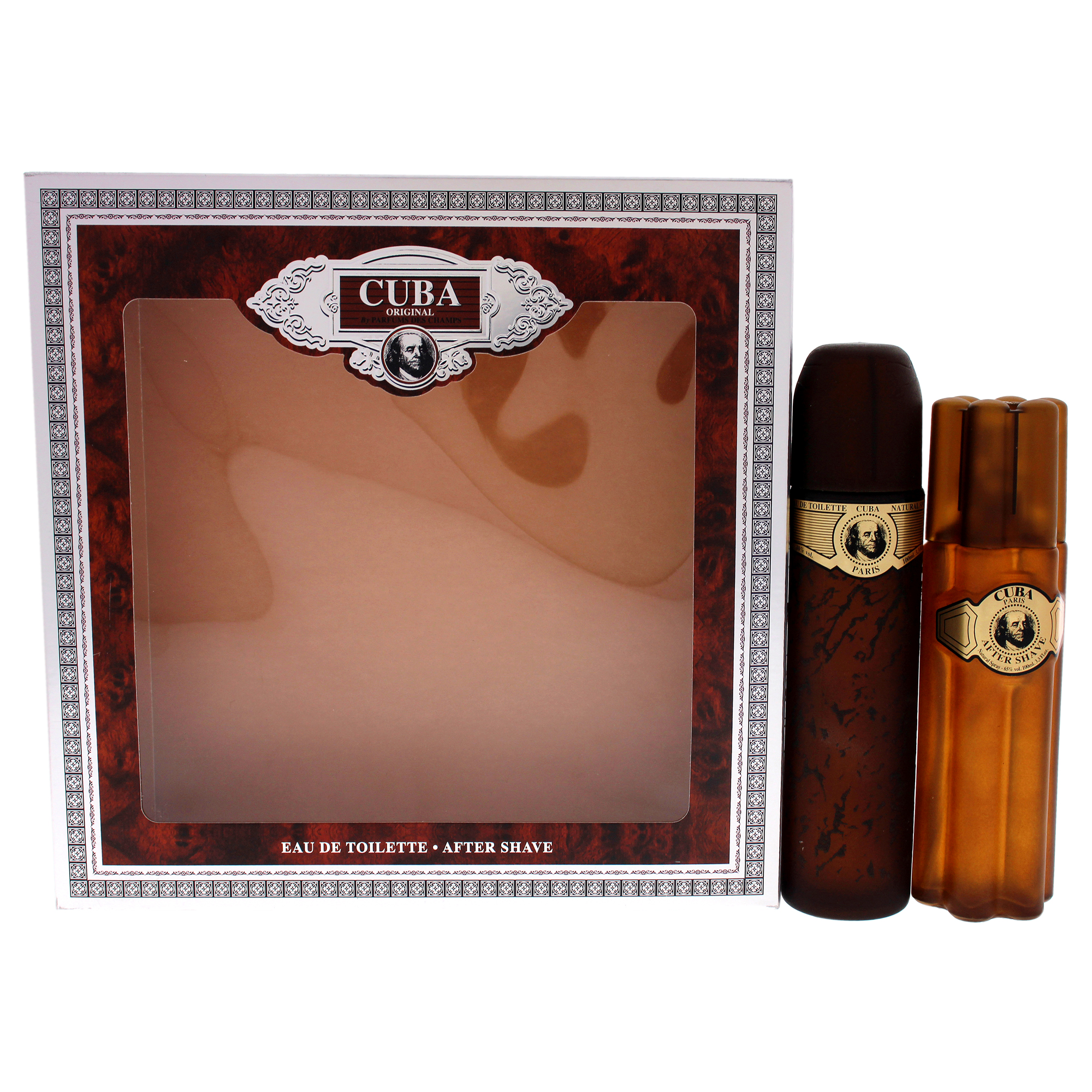 Foto 2 pulgar | Set de Regalo Perfume Cuba Gold Edt + Spray After Shave 100 ml c/u para Hombre con Llavero -Venta Internacional
