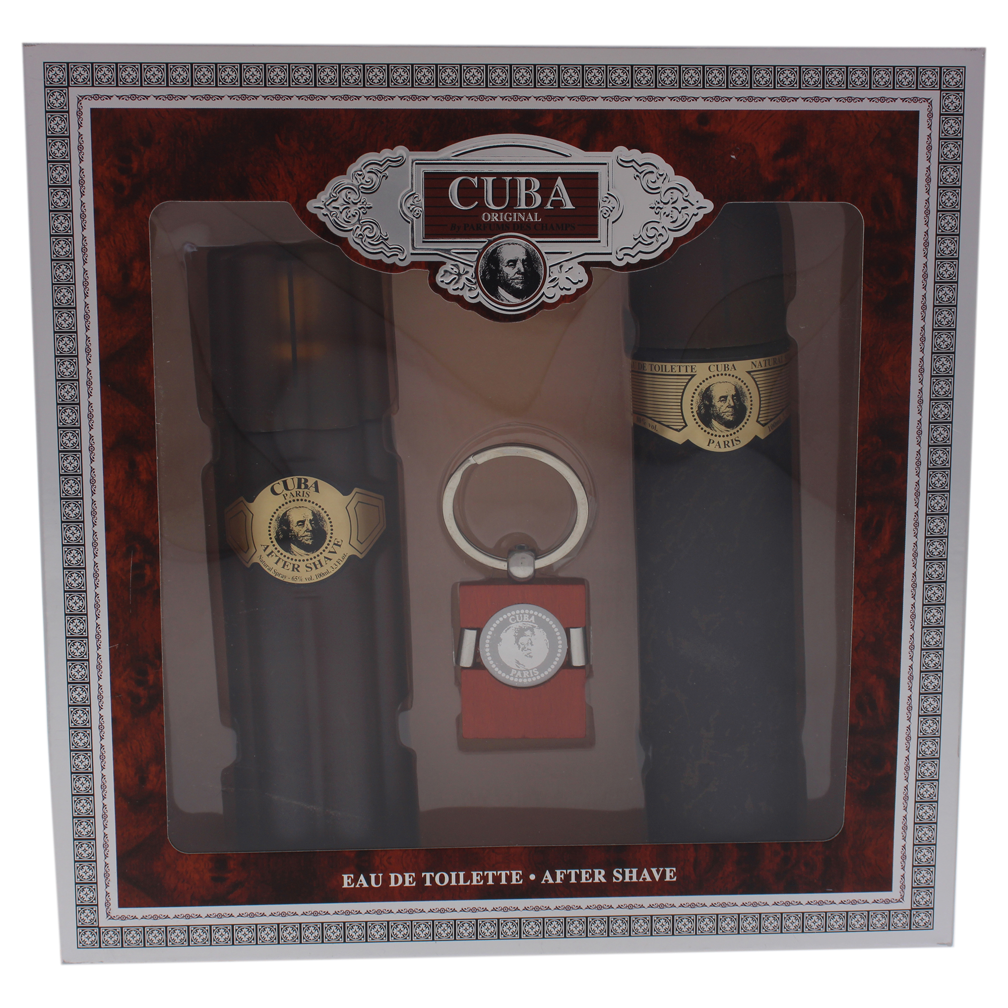 Foto 6 pulgar | Set de Regalo Perfume Cuba Gold Edt + Spray After Shave 100 ml c/u para Hombre con Llavero -Venta Internacional