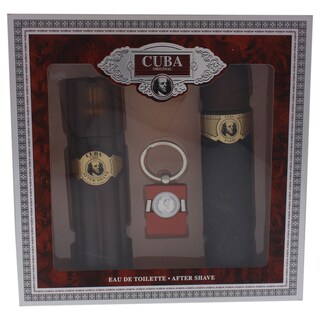Foto 5 | Set de Regalo Perfume Cuba Gold Edt + Spray After Shave 100 ml c/u para Hombre con Llavero -Venta Internacional