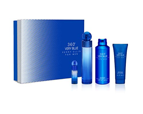 Foto 2 pulgar | Set de Regalo Perry Ellis 360 Very Blue 4 Piezas para Hombre -Venta Internacional