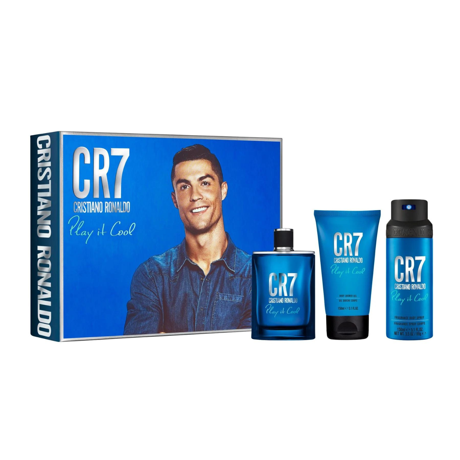 Foto 1 | Set Cr7 Play It Cool 3 Piezas para Caballero