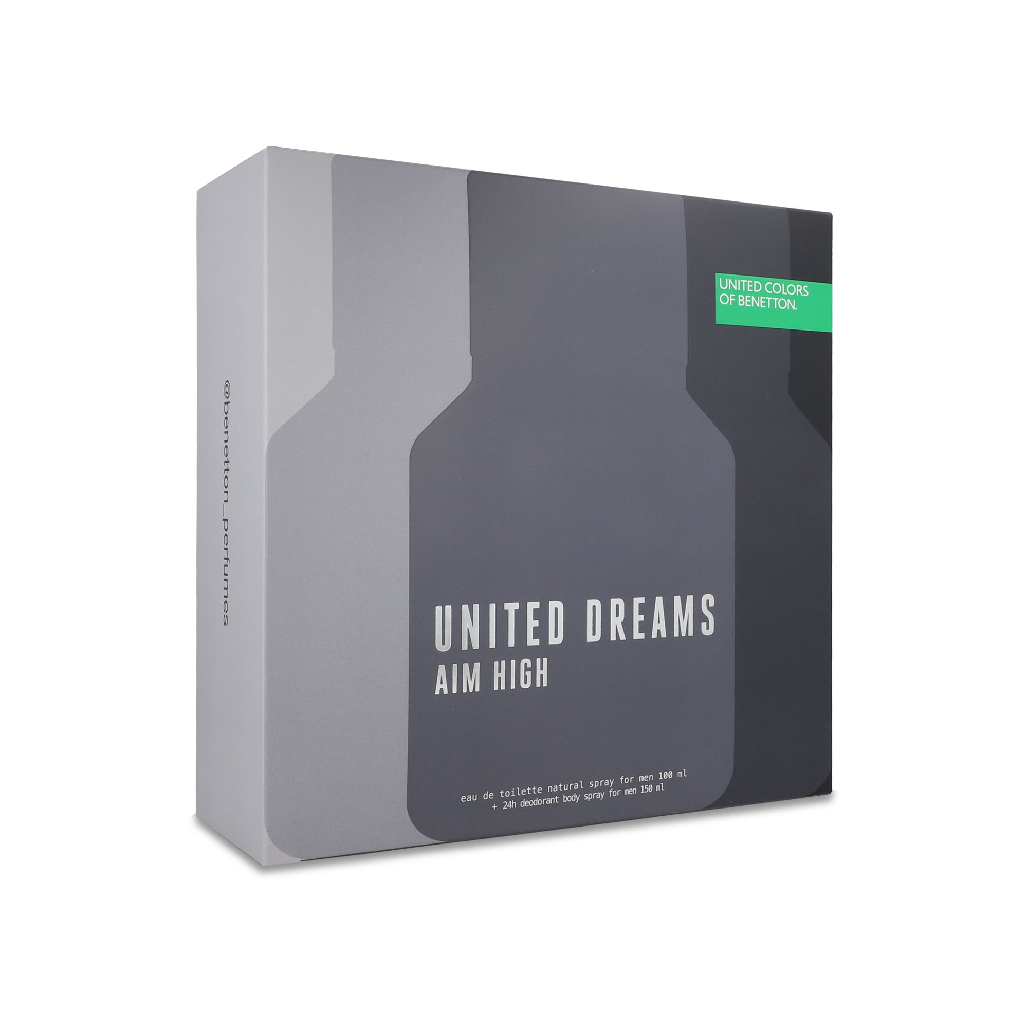 Foto 3 pulgar | Fragancia Benetton United Dreams Men Aim High 2pzs