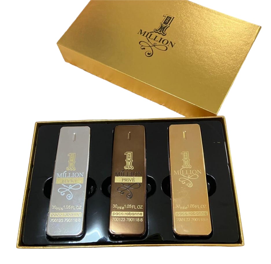 Set de Perfumes Paco Rabanne One Million Elixir Prive 3 Piezas Eau de Parfum $1,449