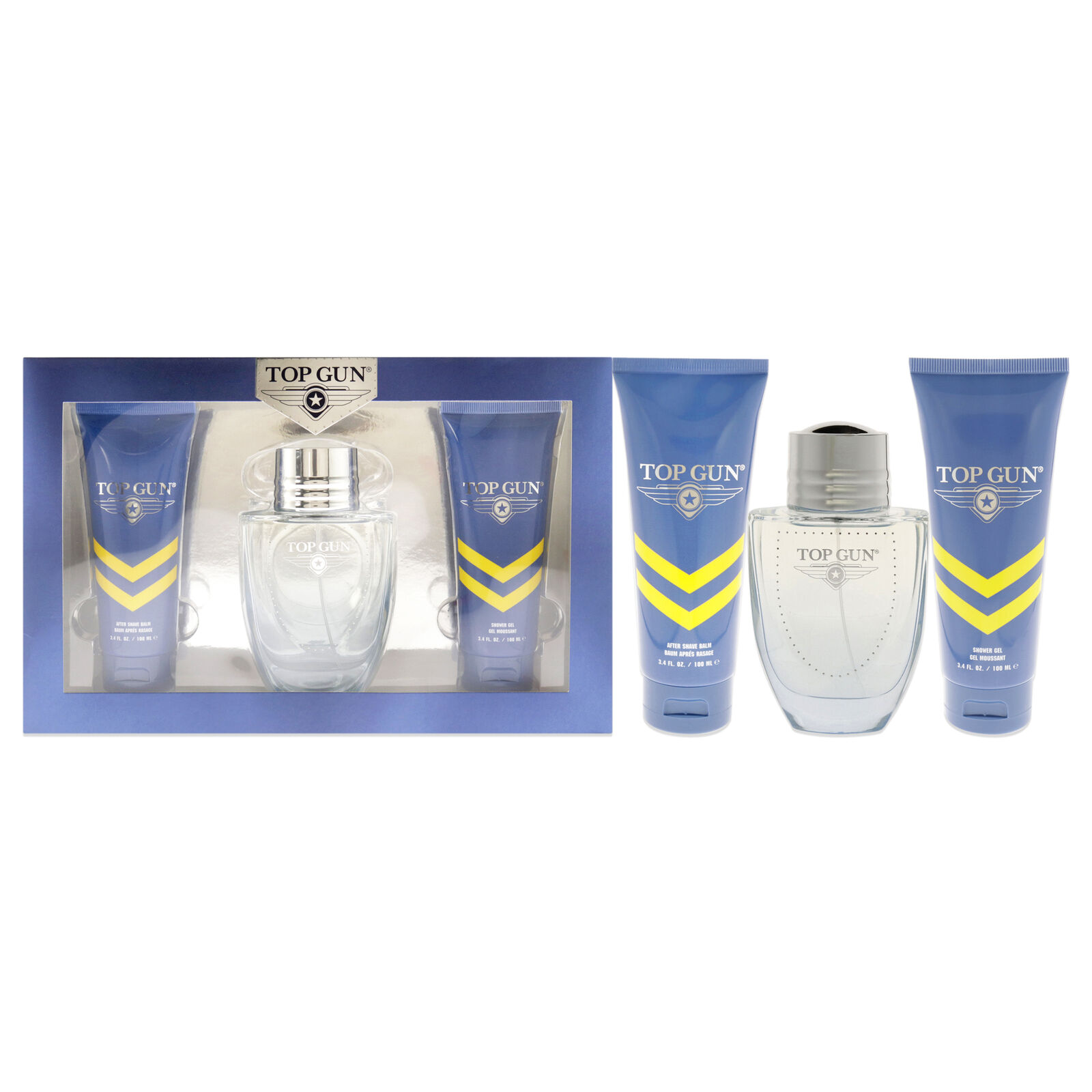 Set de Perfume Top Gun 3 Piezas para Hombre-Venta Internacional