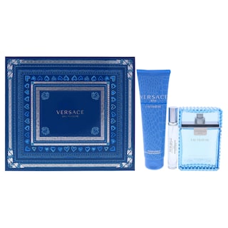 Foto 1 | Set de Regalo Perfume Versace Man Eau Fraiche 100 ml 3 Piezas para Hombre - Venta Internacional