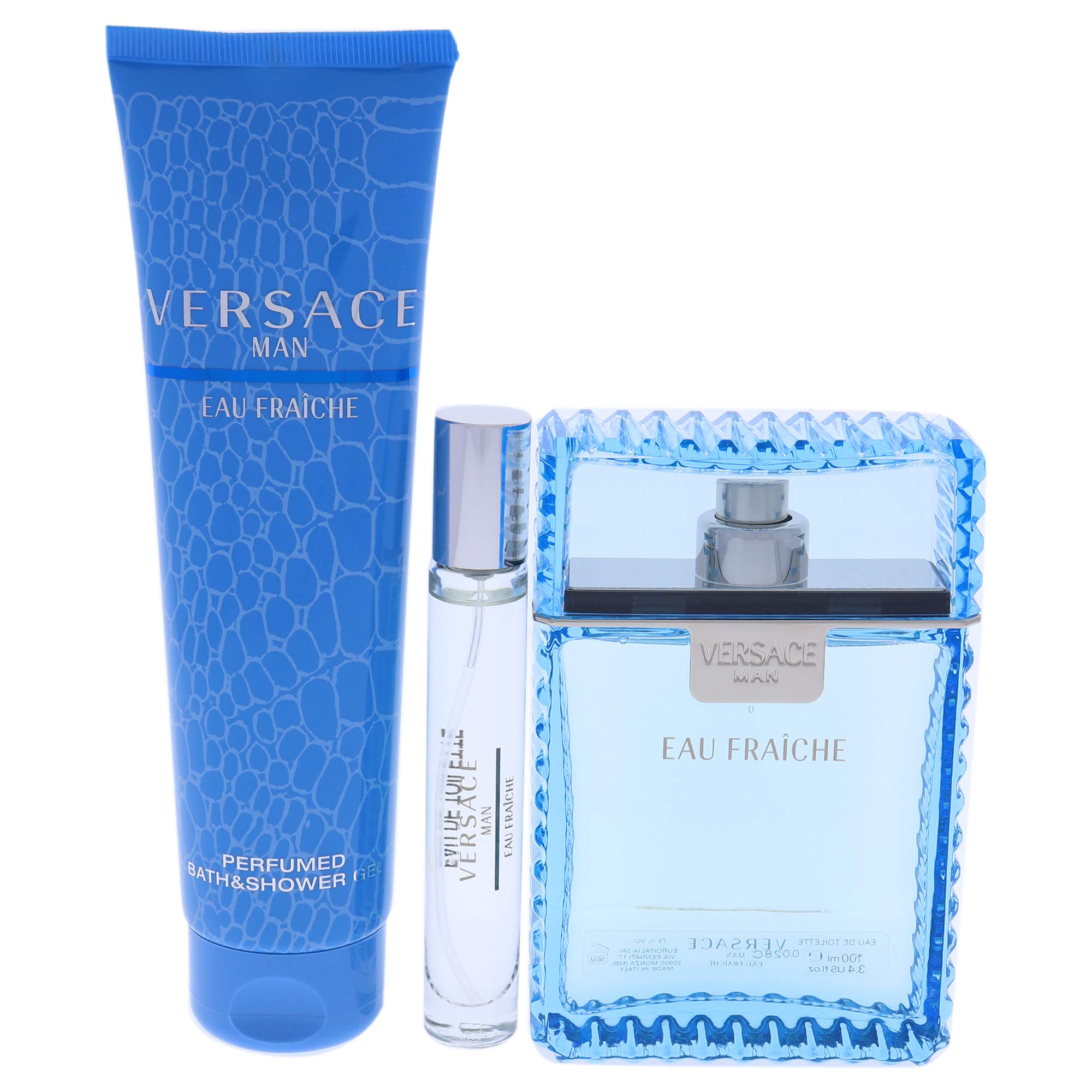 Foto 3 pulgar | Set de Regalo Perfume Versace Man Eau Fraiche 100 ml 3 Piezas para Hombre - Venta Internacional