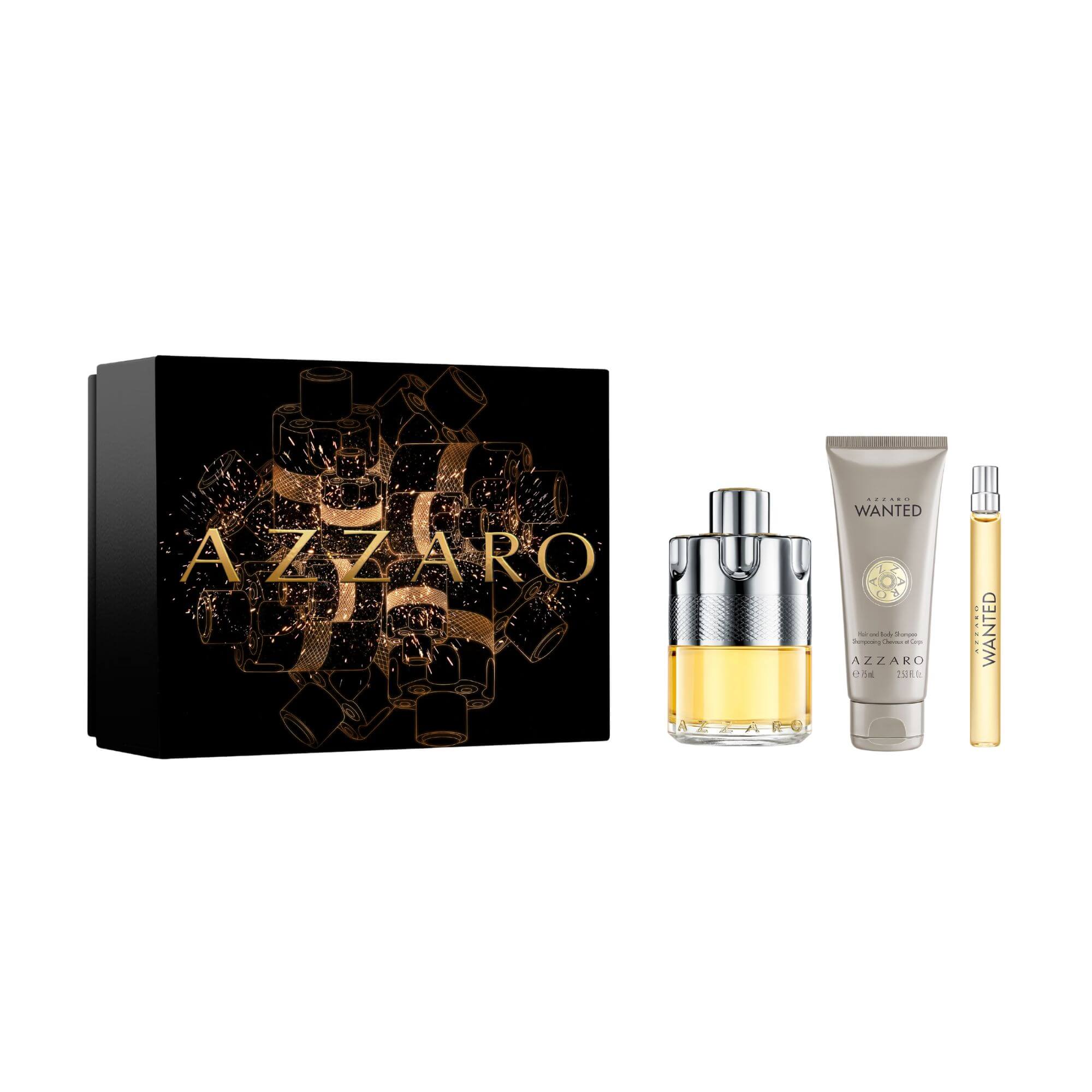 Foto 2 pulgar | Set de Perfume Azzaro Wanted 3 Piezas